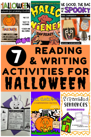 7 reading and writing activities for Halloween